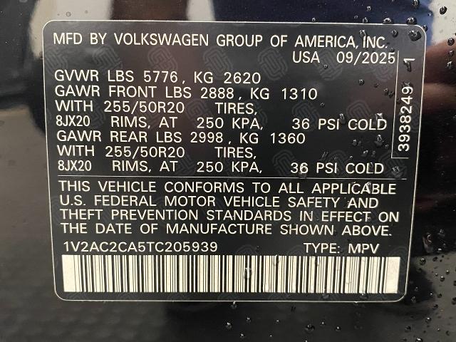 2026 Volkswagen Atlas Cross Sport Vehicle Photo in Appleton, WI 54913