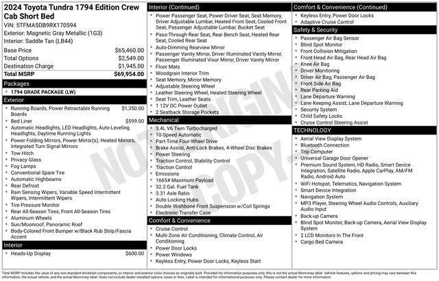 2024 Toyota Tundra 4WD Vehicle Photo in Salt Lake City, UT 84119-3321