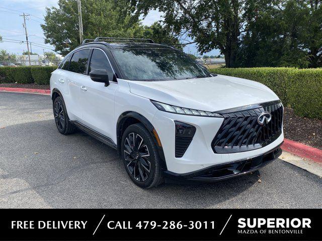 Radiant White/Black Obsidian 2027 INFINITI QX65 SUV / Crossover All-Wheel Drive Automatic