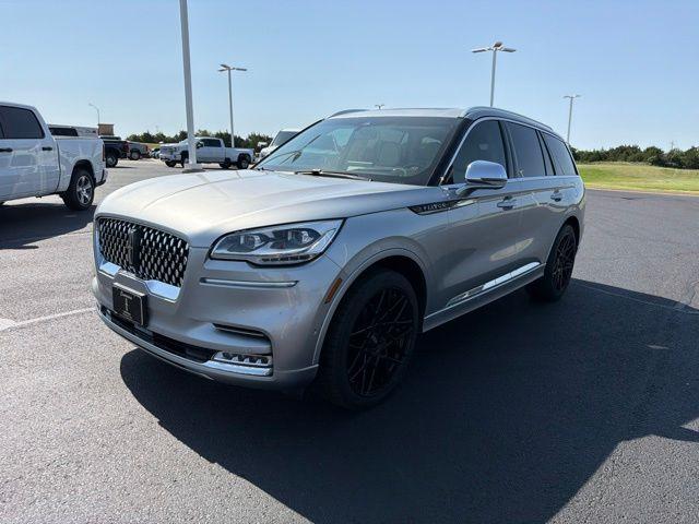 Silver Radiance 2021 Lincoln Aviator SUV / Crossover All-Wheel Drive Automatic
