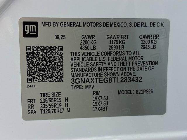 2026 Chevrolet Equinox Vehicle Photo in PUYALLUP, WA 98371-4149