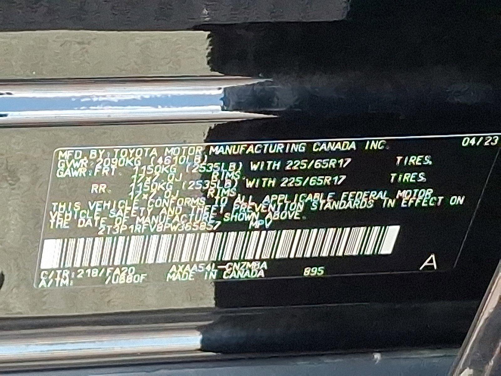 2023 Toyota RAV4 Vehicle Photo in Harrisburg, PA 17111