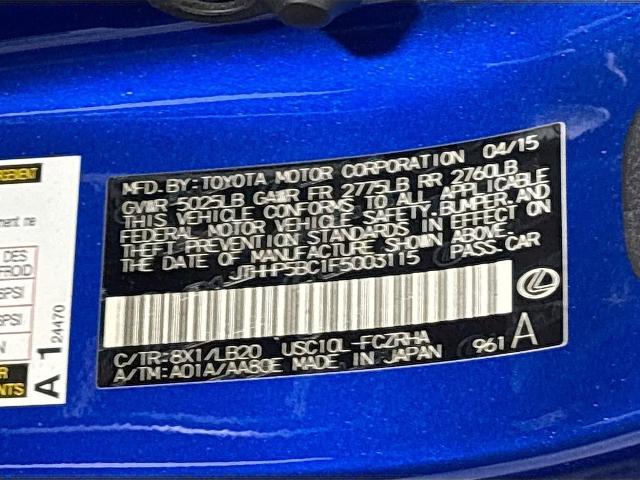 2015 Lexus RC F Vehicle Photo in PUYALLUP, WA 98371-4149