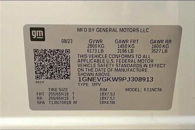 2023 Chevrolet Traverse Vehicle Photo in TOPEKA, KS 66609-0000