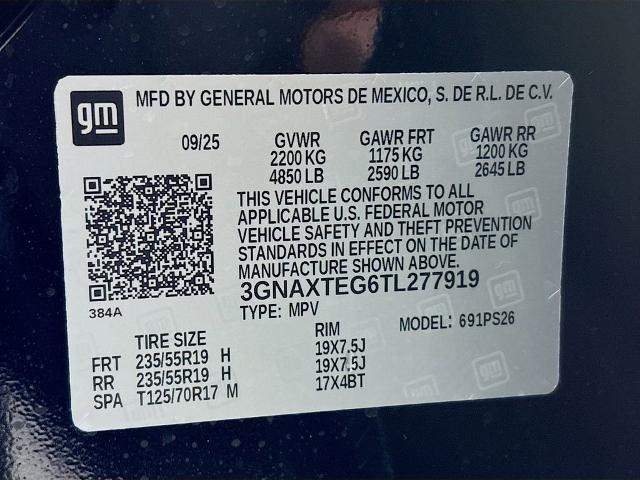 2026 Chevrolet Equinox Vehicle Photo in PUYALLUP, WA 98371-4149