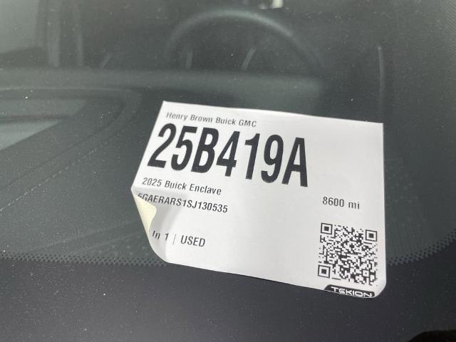 2025 Buick Enclave Vehicle Photo in GILBERT, AZ 85297-0402