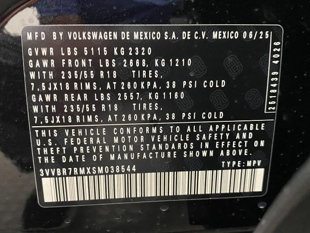 2025 Volkswagen Tiguan Vehicle Photo in Appleton, WI 54913