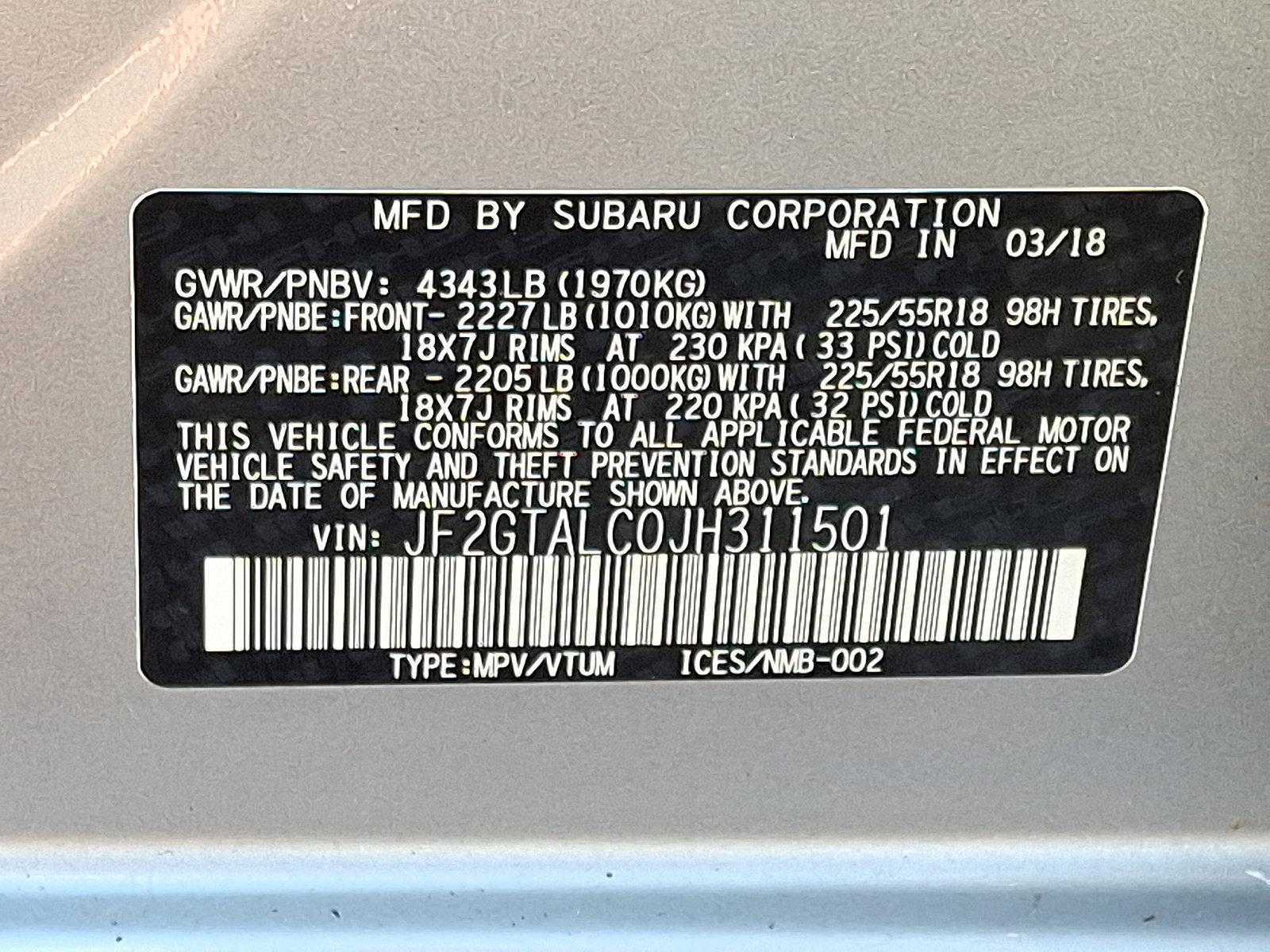 2018 Subaru Crosstrek Vehicle Photo in Easton, PA 18045