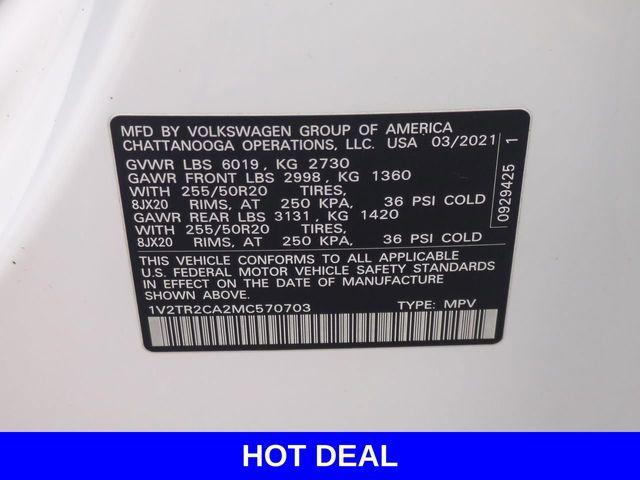 2021 Volkswagen Atlas Vehicle Photo in Merrillville, IN 46410