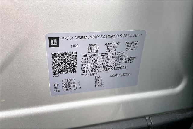 2021 Chevrolet Equinox Vehicle Photo in INDEPENDENCE, MO 64055-1314