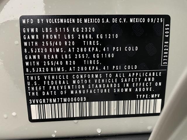 2026 Volkswagen Tiguan Vehicle Photo in Appleton, WI 54913