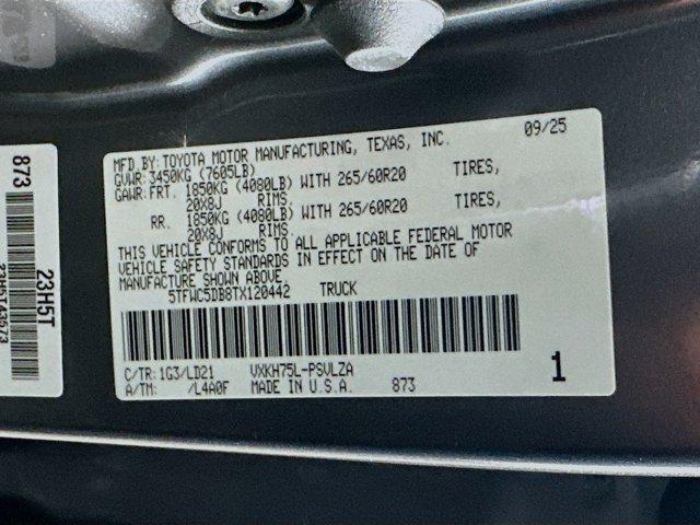 2026 Toyota Tundra 4WD Vehicle Photo in Flemington, NJ 08822