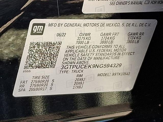 2022 GMC Sierra 1500 Vehicle Photo in DANBURY, CT 06810-5034