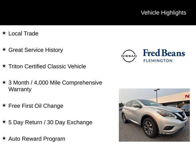 2018 Nissan Murano Vehicle Photo in Flemington, NJ 08822