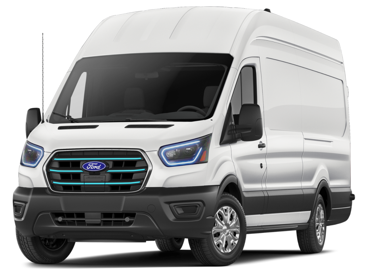 Ford E-Transit Cargo Van T-350 148" Low Rf 9500 GVWR RWD