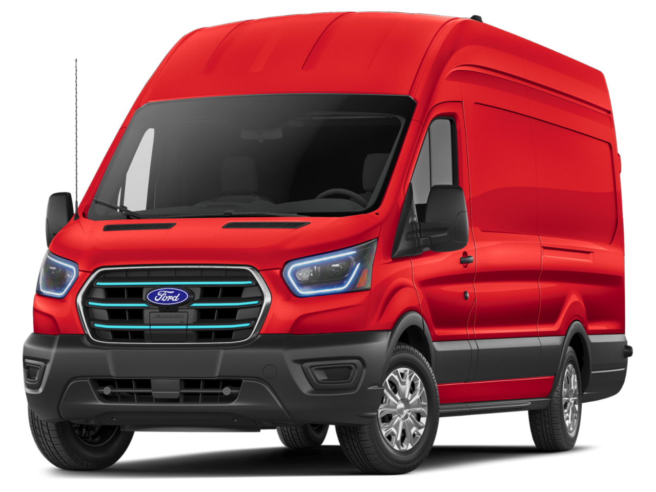 Ford E-Transit Cargo Van T-350 148" Low Rf 9500 GVWR RWD